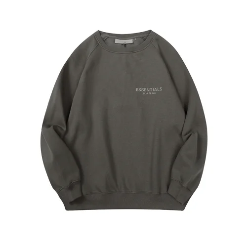 Свитшот Fear Of God With Logo "Gray"