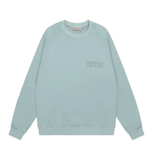 Свитшот Fear Of God Plain With Text Logo "Blue"