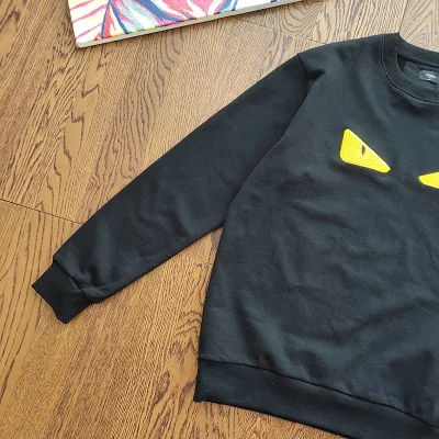 Свитшот Fendi I Am Watching You "Black" фото № 3