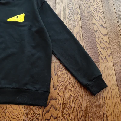 Свитшот Fendi I Am Watching You "Black" фото № 7