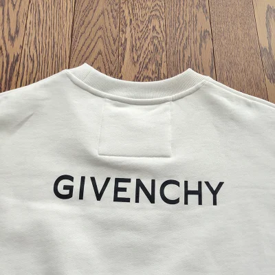 Свитшот Givenchy With Logo Brand "White" фото № 4