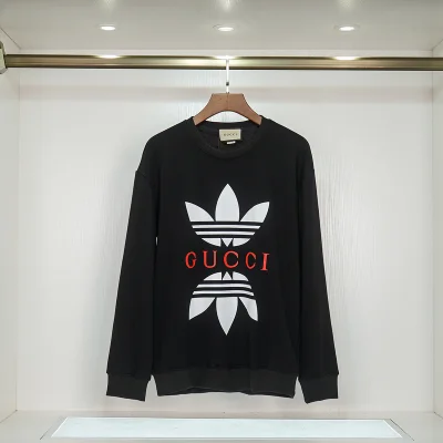 Свитшот Gucci X Adidas Two Halves Of The Logo "Black" фото № 3 Свитшот Gucci X Adidas Two Halves Of The Logo "Black" фото № 3