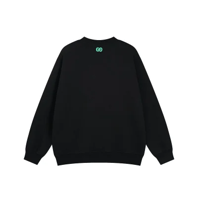 Свитшот GUCCI Couples Retro Graffiti Logo "Black" фото № 2