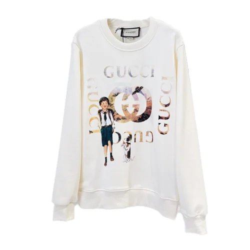 Свитшот Gucci A Boy With A Dog "White"