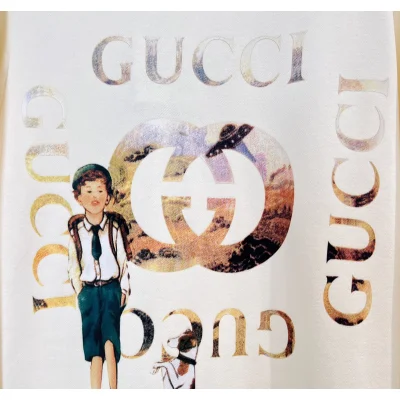 Свитшот Gucci A Boy With A Dog "White" фото № 2