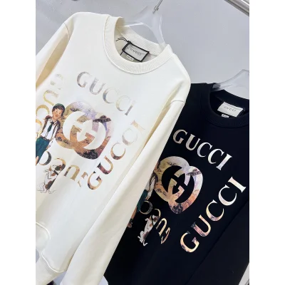 Свитшот Gucci A Boy With A Dog "White" фото № 5