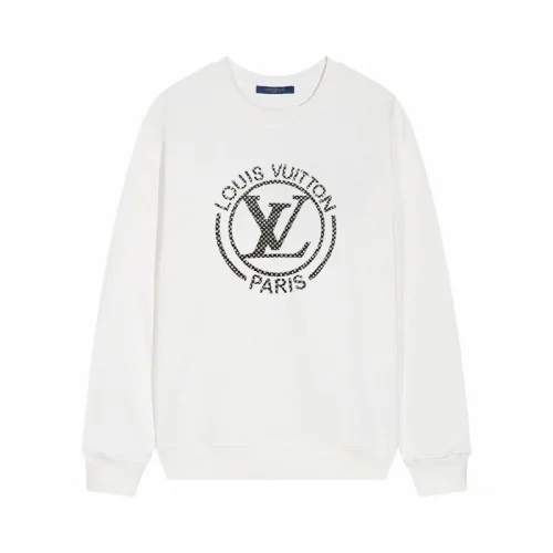Свитшот Louis Vuitton Round Logo "White"