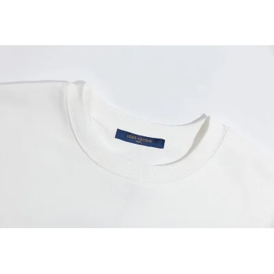 Свитшот Louis Vuitton Round Logo "White" фото № 7