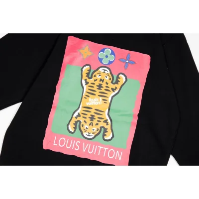 Свитшот Louis Vuitton Two Headed Tiger Art "Black" фото № 6
