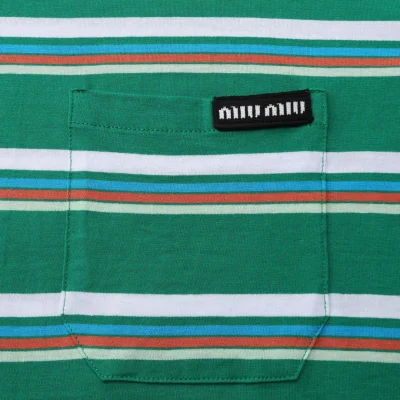 Лонгслив Miu miu A Stylish Plot "Green" фото № 4