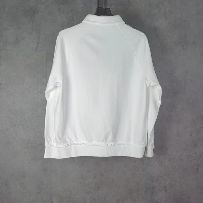 Свитшот Miu Miu Frontside Left Round Logotype Miu Miu "White" фото № 2