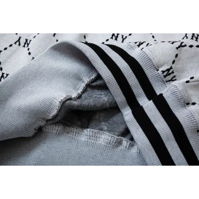 Свитшот MLB Two Stripes Edge Decoration "Gray" фото № 4