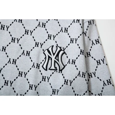 Свитшот MLB Two Stripes Edge Decoration "Gray" фото № 5