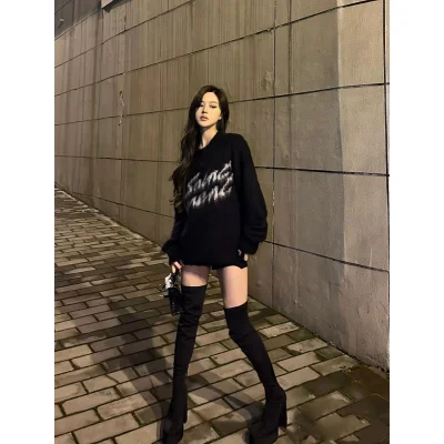 Худи Saint Laurent Knitted "Black" фото № 6