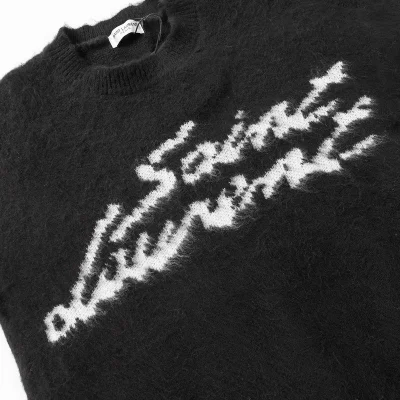 Худи Saint Laurent Knitted "Black" фото № 5