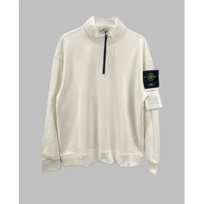 Свитшот Stone Island With Patch With Large Text - ZIP "White" фото № 2