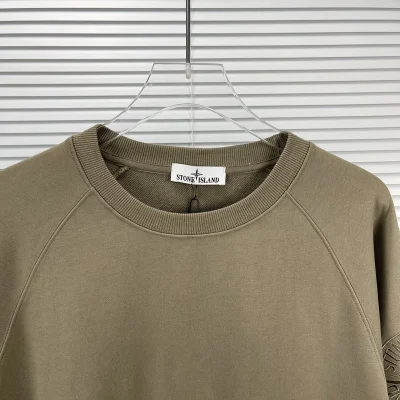 Свитшот Stone Island With Brand Logo On The Sleeve - Monochrome "Brown" фото № 7 Свитшот Stone Island With Brand Logo On The Sleeve - Monochrome "Brown" фото № 7