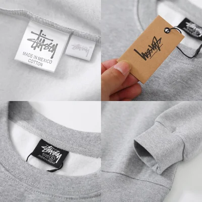 Свитшот Stussy With Logo "Gray" фото № 4