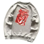 Свитшот Stussy Colorful Can With Logo Print "Gray"