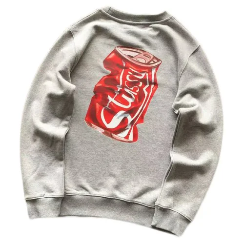 Свитшот Stussy Colorful Can With Logo Print "Gray"