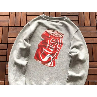 Свитшот Stussy Colorful Can With Logo Print "Gray" фото № 2