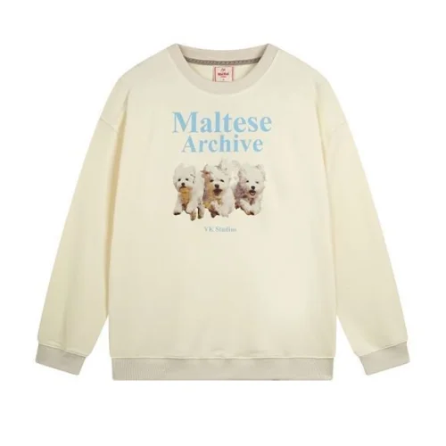 Свитшот Wai Kei Three Dogs "Beige"