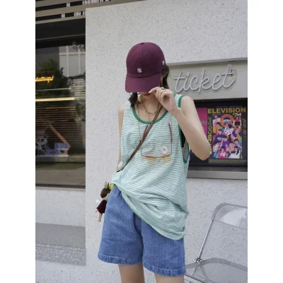 Майка Peaceminusone Chamomile "White/Green" фото № 5