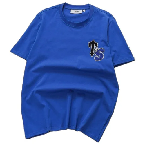 Футболка Trapstar Embroidered Wildcard Style "Blue"