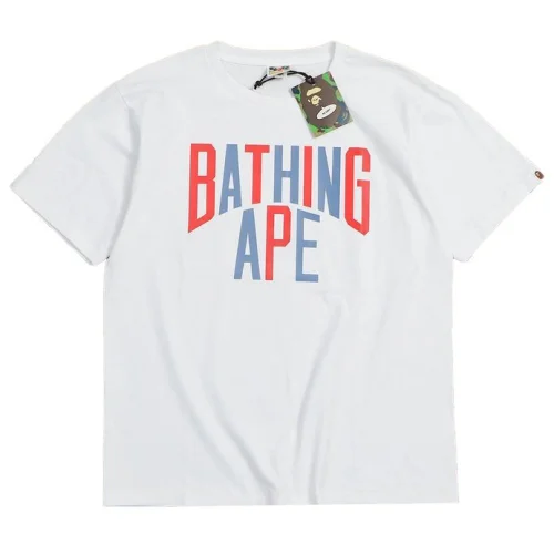 Футболка A Bathing Ape Having Red Letters "White"