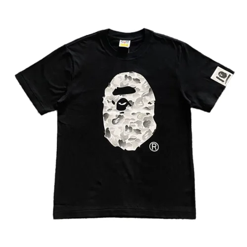 Футболка A Bathing Ape Monkeys Head "Black"