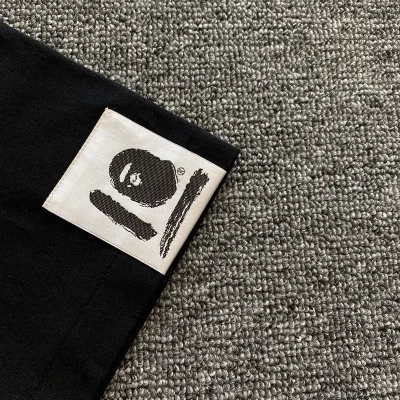 Футболка A Bathing Ape Monkeys Head "Black" фото № 2