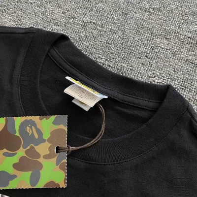 Футболка A Bathing Ape Monkeys Head "Black" фото № 5