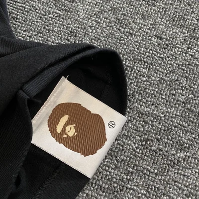 Футболка A Bathing Ape Monkeys Head "Black" фото № 6