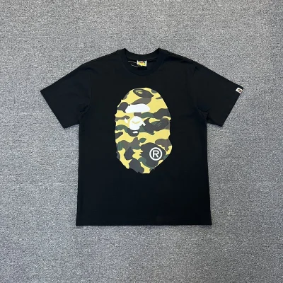 Футболка A Bathing Ape Standard Print-Logo "Black/Yellow" фото № 4