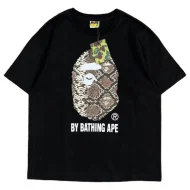 Футболка A Bathing Ape With Print Brand "Black"