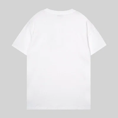 Футболка Alexander McQueen Plain With Brand Name Under Line "White" фото № 2