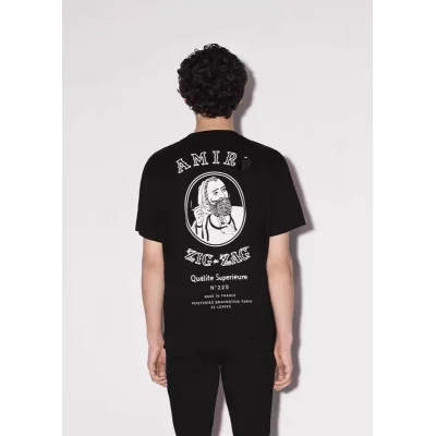 Футболка Amiri Zig-Zag "Black" фото № 3 Футболка Amiri Zig-Zag "Black" фото № 3