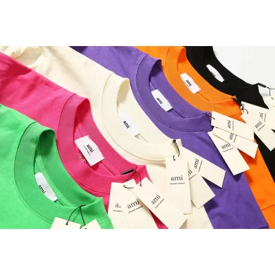 Футболка Amiri With A Basic Logo "Pink" фото № 3