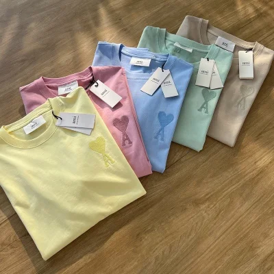 Футболка Amiri With The Ami Logo "Yellow" фото № 4