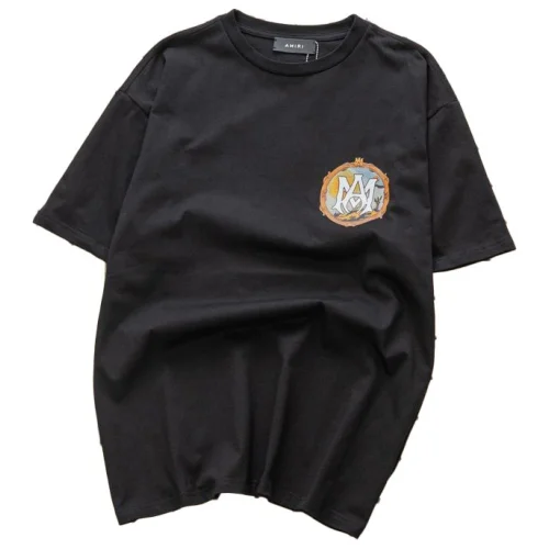 Футболка Amiri With Vibrant Emblem Print "Black"