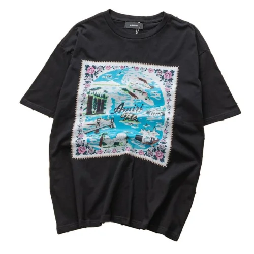 Футболка Amiri The Golden State "Black"