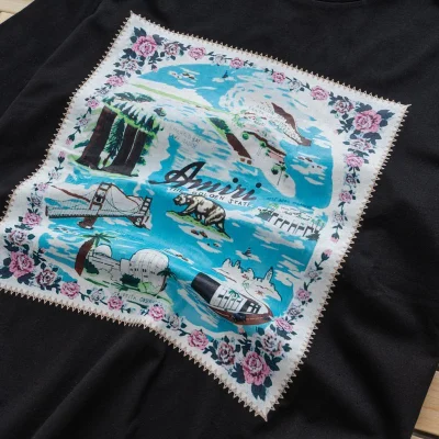 Футболка Amiri The Golden State "Black" фото № 3