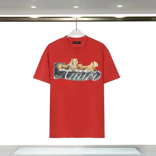 Футболка Amiri Leopards "Red"