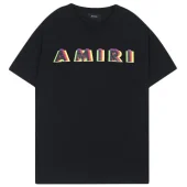 Футболка Amiri Overlapping Logos "Black"