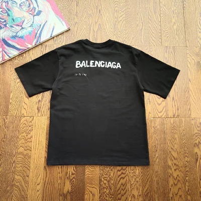 Футболка Balenciaga Usual Logo "Black" фото № 2 Футболка Balenciaga Usual Logo "Black" фото № 2