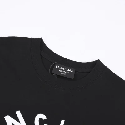 Футболка Balenciaga X Adidas With Text Logo And Emblem "Black" фото № 8