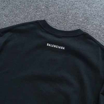 Футболка Balenciaga Cocktail "Black" фото № 7