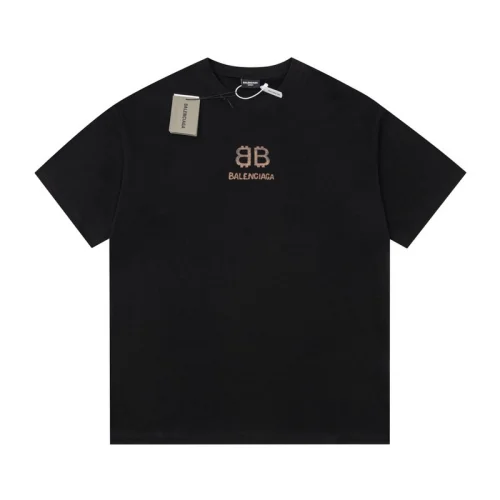 Футболка Balenciaga Flame Logo "Black"