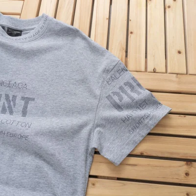 Футболка Balenciaga Graphic Print "Grey" фото № 6