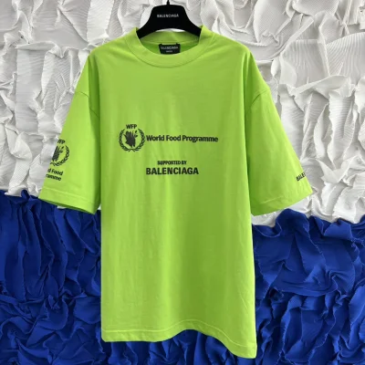 Футболка Balenciaga World Food Programme "Green" фото № 9